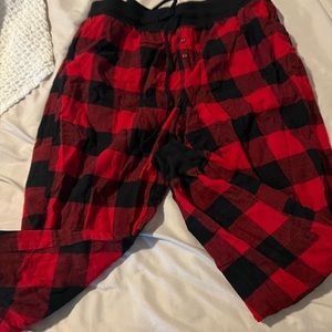 buffalo plaid sleep pants